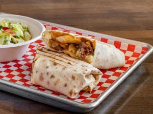 Ground beef Breakfast Wrap