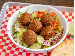 Gluten-Free Falafel Entree Salad (No Pita)
