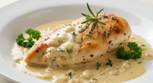 Creamy Garlic-Herb Chicken