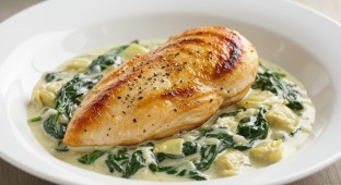 Creamy Artichoke & Spinach Chicken