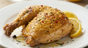 Lemon-Pepper Chicken Quarters