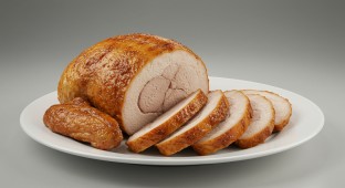 Sliced Roasted Turkey