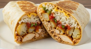 Chicken Burrito (No Beans)