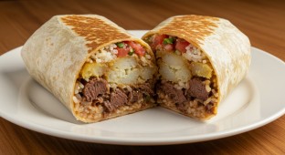 Beef Brisket Burrito (No Beans)
