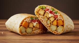 Tofu Burrito (No Beans)