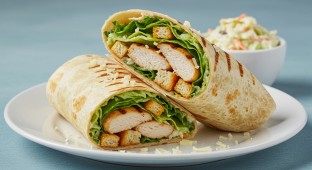 The Hail, Caesar! Wrap with Cole Slaw