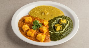 Punjabi By Nature Bowl with Paneer Tikka Masala, Daal, and Saag Paneer