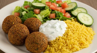 Vegetarian Falafel Platter