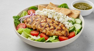 Grilled Chicken Gyro Chopped Salad