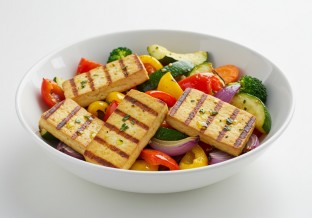 [Special Diet] Grilled Tofu with Roasted Vegetables (Olive Oil Only)