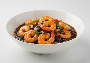 Prawns with Black Bean Sauce