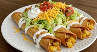 Vegetarian Flautas