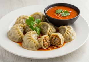 Large Pork Jhoul Momo