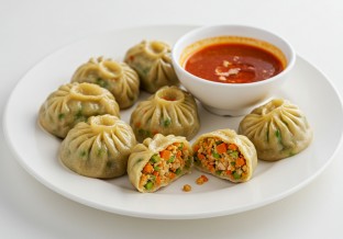 Large Vegetable- Plant based Chicken Tato Jhoul Momo
