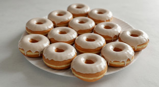 Vanilla Glazed Donuts