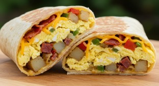 Bacon Breakfast Burrito