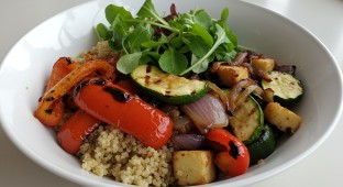 Grilled and Roasted Vegetables with Quinoa
