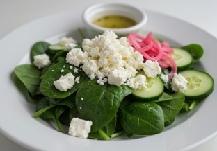 Small Spinach & Feta Salad