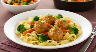 Lime Chicken Meatball Fettuccine [21oz]