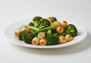 Small Broccolini & Pearl onions