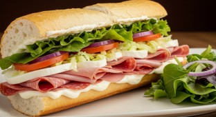 Italian Sub and Side Salad