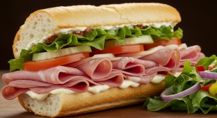 Dairy Free Italian Sub and Side Salad [No Cheese]