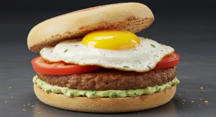 Impossible Sausage, Egg, and Tomato