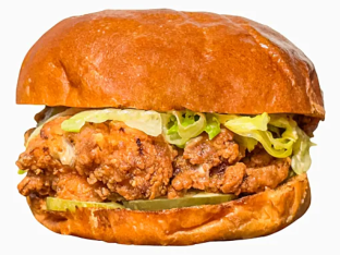 Chicken Sandwich and Tator Tots