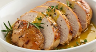 Sliced Herb-Roasted Turkey Breast