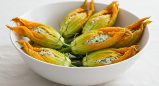 Gluten Free Stuffed Squash Blossom