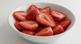 Fresh Sliced Strawberries