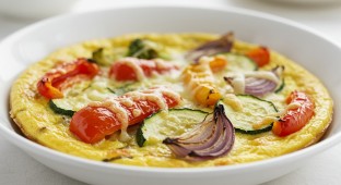 Baked Roasted Vegetable Frittata