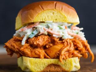 Buffalo Shredded Chicken Slider