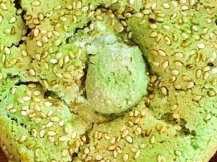 Merchant Roots' Brown Butter Cookies: Green Tea Sesame