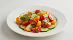 Chile Lime Tomato Cucumber Salad