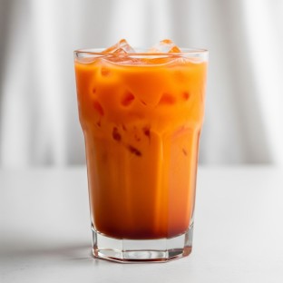 Vegan Thai Iced Tea with Oatmilk