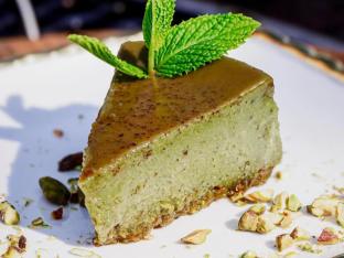 Pistachio Flan
