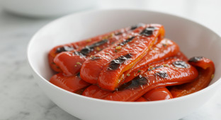 Roasted red peppers