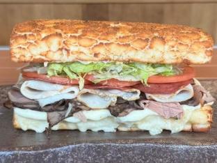 Matt Cain Sandwich with Dutch Crunch With Chocolate Chip Cookie