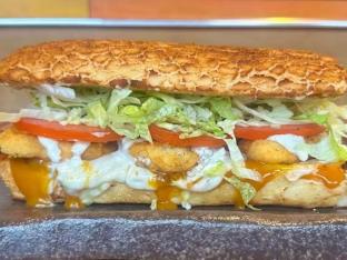 Jaymee Sirewich Sandwich with Dutch Crunch With Chocolate Chip Cookie