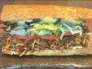 Don't "F" with Elvis Sandwich with Whole Wheat Roll With Chocolate Chip Cookie