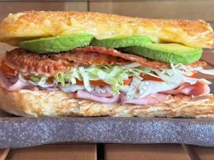 Dairy-Free Lincecum Sandwich with Gluten-Free Bread and Side Salad Combo