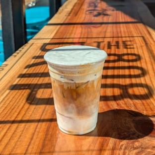 Black Sesame Coffee Iced Latte