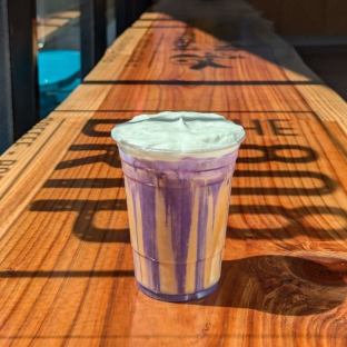 Coconut Ube Iced Latte