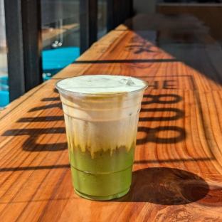 Dirty Matcha Iced Latte