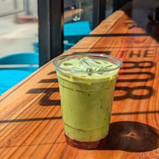 Strawberry Matcha Iced Latte