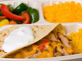 (Non-Spicy) Chicken Fajita Boxed Meal [18 oz]