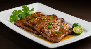 Grilled Pork Steak