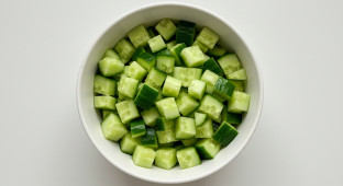 Diced Cucumbers