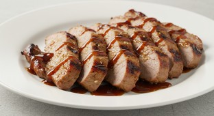 Grilled Lemongrass Pork Sirloin with Teriyaki Sauce